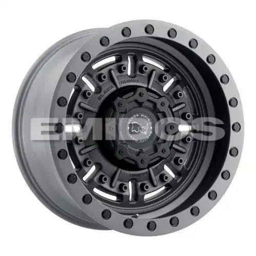 Black Rhino ABRAMS TEXTURED MATTE GUNMETAL 5x150 R 9.5 110.1 12