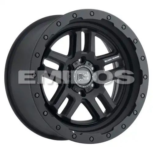 Black Rhino BARSTOW TEXTURED MATTE BLACK 5x139.7 R 9.5 78.1 BNK