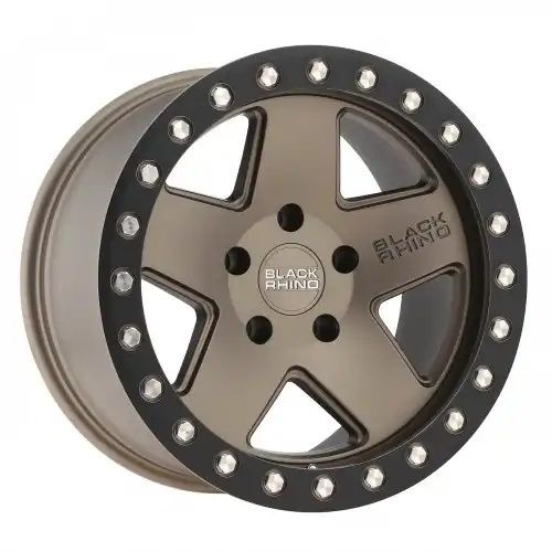 Black Rhino CRAWLER MATTE BRONZE W/ BLACK RING 5x150 20R 9.5 110.1 12