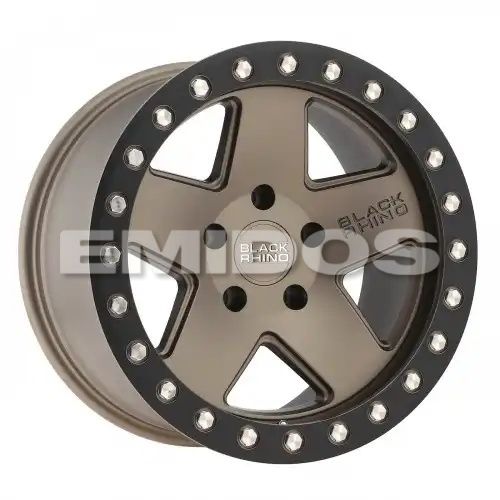 Black Rhino CRAWLER MATTE BRONZE W/ BLACK RING 6x120 20R 9.5 67.06 12