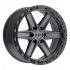 Black Rhino HENDERSON GUN BLACK W/ BLACK RING 6x139.7 20R 9.5 112.1 18