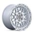 Black Rhino HOLCOMB GLOSS SILVER W/ MIRROR CUT FACE 6x135 20R 9.5 87.1 12
