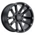 Black Rhino HIGHLAND MATTE BLACK W/ MILLED SPOKES 6x135 20R 9.5 87.1 12