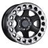 Black Rhino ODESSA MATTE BLACK W/ MACHINED TINT LIP & MILLED RINGS 6x139.7 20R 9.5 112.1 12