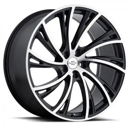 Redbourne NOBLE MATTE BLACK W/ MATTE MACHINED FACE 5x120 20R 9.5 72.56 32