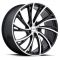 Redbourne NOBLE MATTE BLACK W/ MATTE MACHINED FACE 5x120 20R 9.5 72.56 32