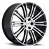 Redbourne MANOR MATTE BLACK W/ MATTE MACHINED FACE 5x120 20R 9.5 72.56 32