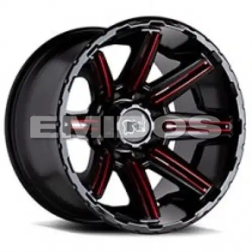 Black Rhino RAMPAGE GLOSS BLACK 5x127 20R 9.5 71.5 18