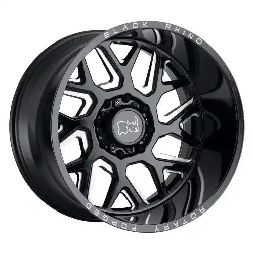 Black Rhino REAPER GLOSS BLACK & MILLED 8x170 20R 9.5 125.1 -18