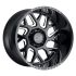 Black Rhino REAPER GLOSS BLACK & MILLED 8x165.1 20R 9.5 122.4 12