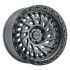 Black Rhino SHREDDER MATTE GUNMETAL W/ BLACK RING 5x127 20R 9.5 71.5 -18
