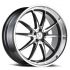 Mandrus ARGENT GLOSS GUNMETAL W/ MIRROR CUT FACE 5x112 22R 10.5 66.56 38