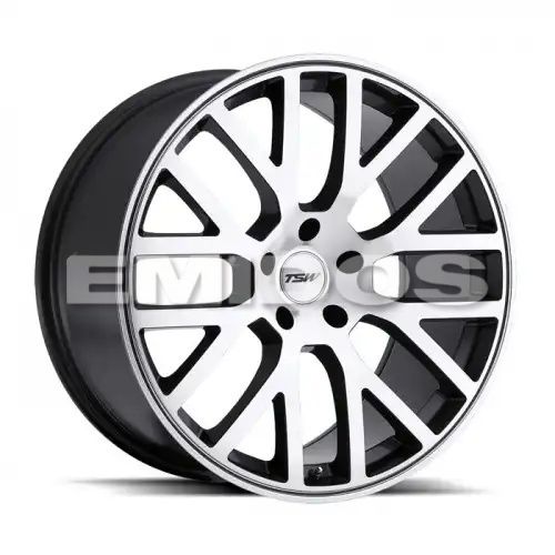 TSW DONINGTON GUNMETAL MIRROR CUT FACE 5x112 22R 10.5 72.1 42