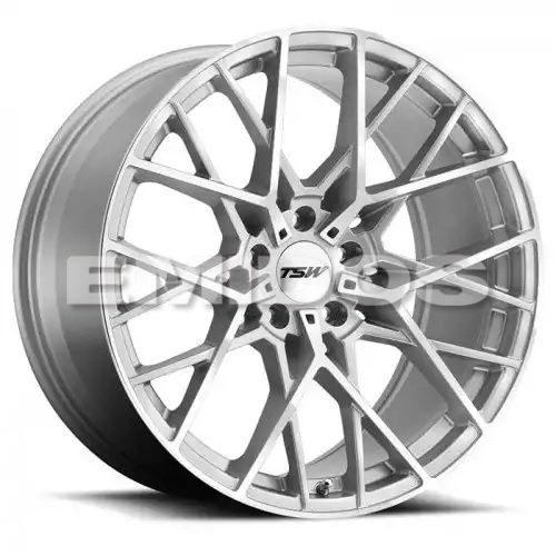 TSW SEBRING SILVER W/ MIRROR CUT FACE 5x112 22R 10.5 66.56 20