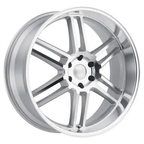 Black Rhino KATAVI SILVER W/ MIRROR-CUT FACE 5x139.7 22R 10 78.1 20