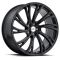Redbourne NOBLE DOUBLE BLACK - MATTE BLACK W/ GLOSS BLACK FACE 5x120 22R 10 72.56 37