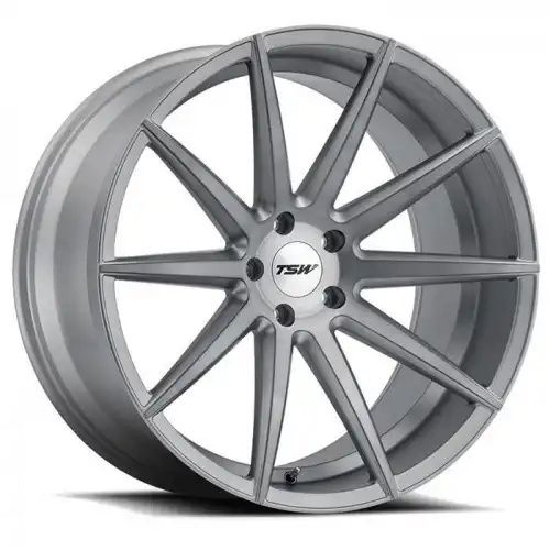 TSW CLYPSE TITANIUM W/ MATTE BRUSHED FACE 5x120 22R 11 76.1 25