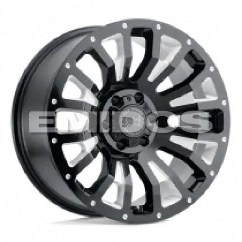Black Rhino PINATUBO GLOSS BLACK W/ MILLED INSIDE WINDOW 8x165.1 22R 12 122.4 -44