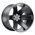 Black Rhino RAZE MATTE BLACK 5x127 22R 14 71.5 -76