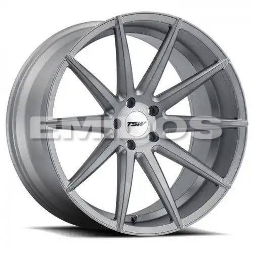 TSW CLYPSE TITANIUM W/ MATTE BRUSHED FACE 5x114.3 22R 9 76.1 37