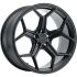 XO Luxury Wheels HELSINKI MATTE BLACK 5x114.3 22R 9 76.1 25