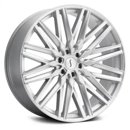 Status ADAMAS SILVER W/ MIRROR CUT FACE 6x139.7 22R 9.5 112.1 15