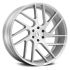 Status JUGGERNAUT SILVER W/ BRUSHED MACHINED FACE 5x114.3 22R 9.5 76.1 30