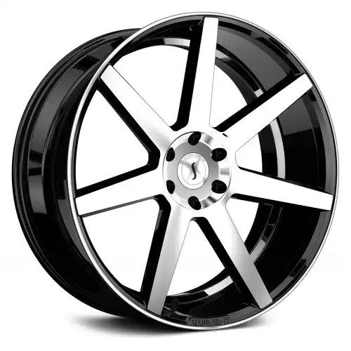 Status JOURNEY GLOSS BLACK W/ MACHINED FACE 6x139.7 22R 9.5 78.1 25