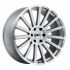 Black Rhino SPEAR SILVER W/ MIRROR-CUT EDGE 5x150 22R 9.5 110.1 25