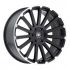 Black Rhino SPEAR MATTE BLACK W/ MATTE MACHINED EDGE 6x139.7 22R 9.5 112.1 25