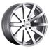 Black Rhino TRAVERSE SILVER W/ MACHINE-CUT FACE 5x139.7 22R 9.5 78.1 20