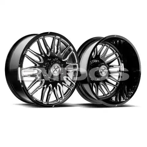 XF Off-Road XF-240 Dually Gloss Black & Milled 10x225 20R 8.25 170.1 110