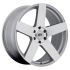 Black Rhino EVEREST SILVER W/ MIRROR-CUT FACE 5x139.7 24R 10 78.1 25