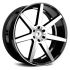 Status JOURNEY GLOSS BLACK W/ MACHINED FACE 5x120 24R 10 74.1 30
