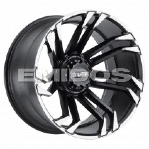 Tuff T21 MATTE BLACK W/ MACHINED FLANGE 6x135 24R 11 87.1 -25