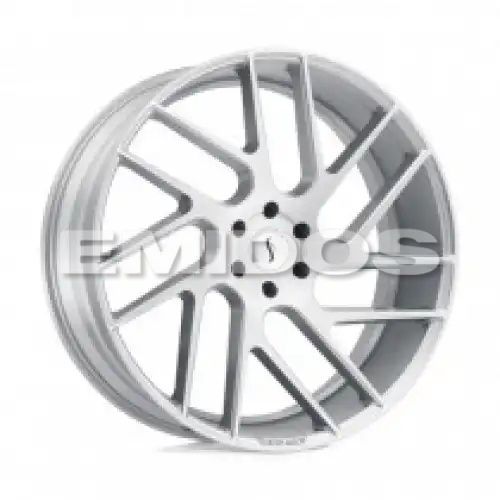 Status JUGGERNAUT SILVER W/ BRUSHED MACHINED FACE 5x114.3 24R 9.5 76.1 30