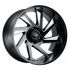 Tuff T1B GLOSS BLACK W/ MILLED SPOKES 6x139.7 26R 14 112.1 -72
