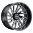 Tuff T2A GLOSS BLACK W/ MILLED SPOKES 5x127 26R 14 71.5 -72