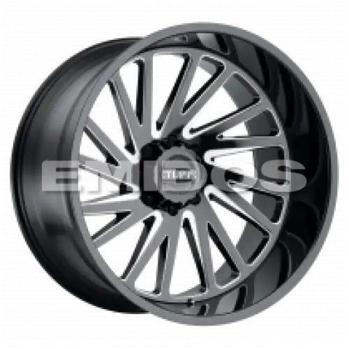 Tuff T2A GLOSS BLACK W/ MILLED SPOKES 8x170 26R 14 125.1 -72