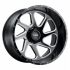 Tuff T2B GLOSS BLACK W/ MILLED SPOKES 8x165.1 26R 14 125.1 -72