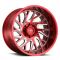 Tuff T4B CANDY RED W/ MILLED SPOKE 6x139.7 26R 14 112.1 -72