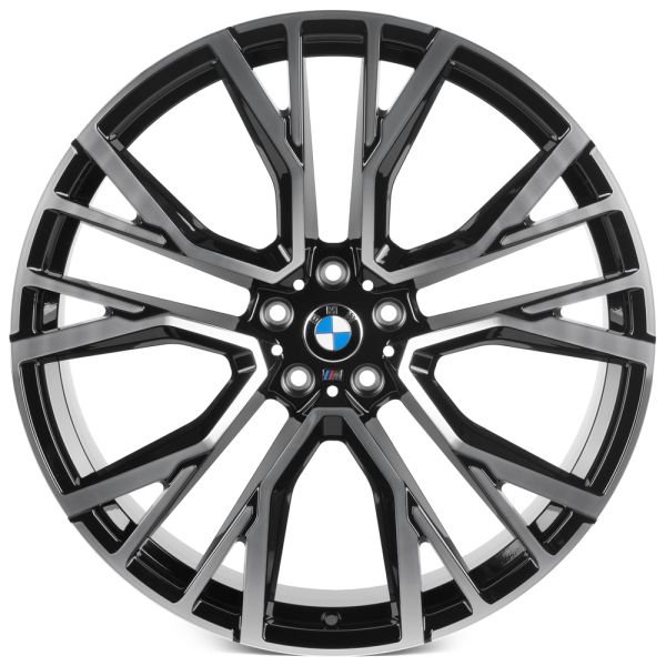 Комплект дисков 23085/20/66.6/Черный Глянец + Полированые Спицы