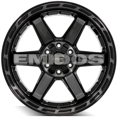4PLAY Wheels 4P63 Gloss Black w/ Brushed Face & Tinted Clear 6x139.7/6x135 22R 10 106,1 -18