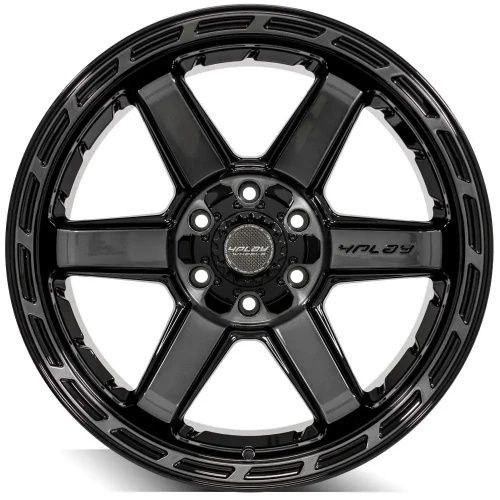 4PLAY Wheels 4P63 Gloss Black w/ Brushed Face & Tinted Clear 6x139.7/6x135 24R 12 106,1 -44