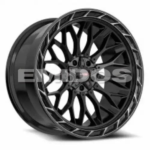 Vortek VRP-503 Gloss Black Center & Diamond Cut Ring With Dark Tint 5x139.7/150 20R 9 110.3 BNK