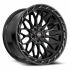 Vortek VRP-503 Gloss Black Center & Diamond Cut Ring With Dark Tint 5x127/139.7 24R 11 78.1 -24