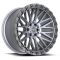 Vortek VRT-608 Matte Titanium With Black Bead Ring 5x127/139.7 20R 10 78.1 -12