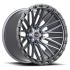 Vortek VRT-608 Matte Titanium With Black Bead Ring 6x135/139.7 20R 10 106.1 -12