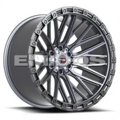 Vortek VRT-608 Matte Titanium With Black Bead Ring 6x135/139.7 20R 12 106.1 -44