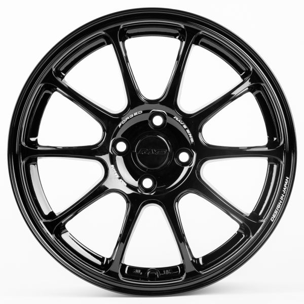ЛИТЫЕ ДИСКИ 82015 RAYS 1136D-DS305 16 J7 ET35 4X100 73.1 ЧЁРНЫЙ ГЛЯНЦЕВЫЙ